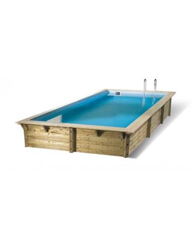 Bâche d'hivernage pour piscine bois Ubbink rectangulaire