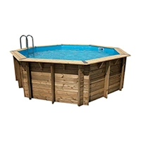 Piscine en bois