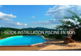 Installation d'une piscine en bois